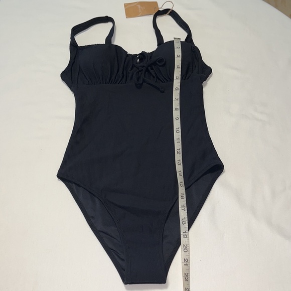 BERLOOK Cutout Tie One-Piece Swimsuit Sz S - Picture 6 of 12